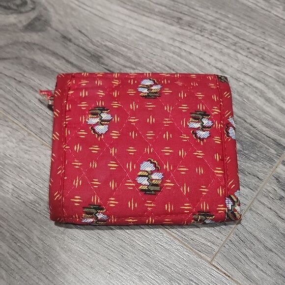 RARE Vera Bradley Mini Red Provincial Wallet - Picture 2 of 5